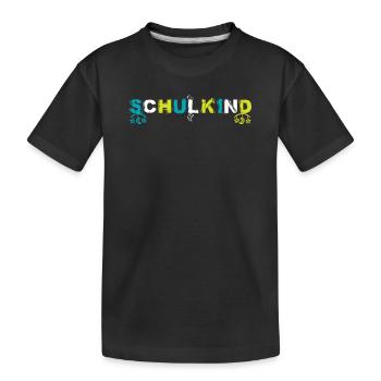 Inscription des enfants des écoles supérieures de Kita à la maternelle - T-shirt bio Premium Enfant - noir - Devant