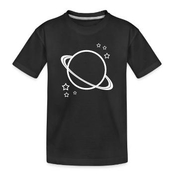 Univers Planet Space - T-shirt bio Premium Enfant - noir - Devant