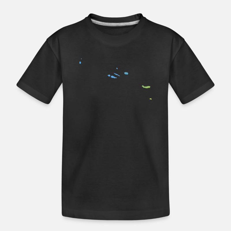 Azores - Kinder Premium Bio T-Shirt - Schwarz