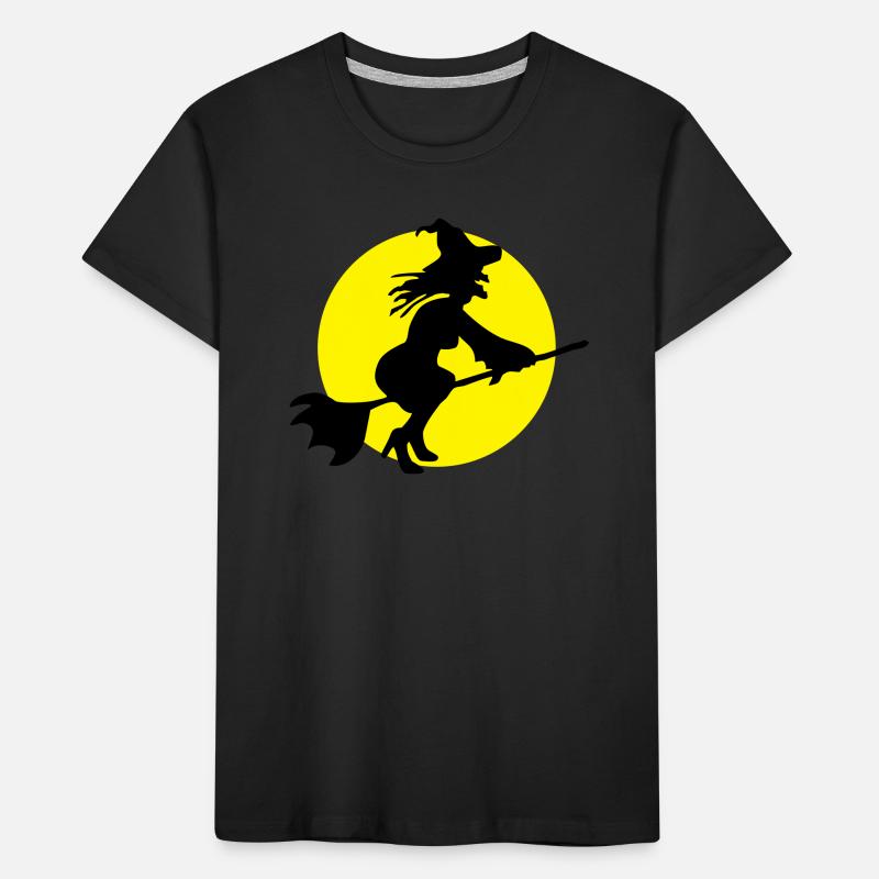 Flying witch Kids' Premium Organic T-Shirt