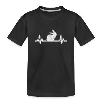 Lapin Lapin Lapin Lapin Éleveur Idée Cadeau - T-shirt bio Premium Enfant - noir - Devant