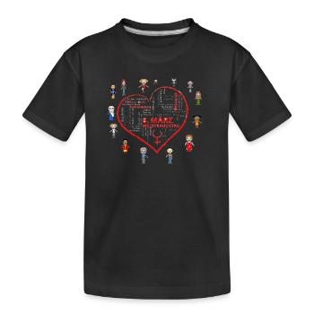 Weltfrauentag Frauentag 8.März - Kinder Premium Bio T-Shirt - Schwarz - Vorne
