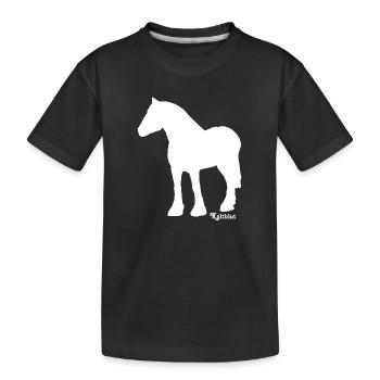 schimmel-kaltblut - Kinder Premium Bio T-Shirt - Schwarz - Vorne