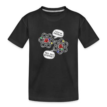 science - Kids' Premium Organic T-Shirt - black - Front