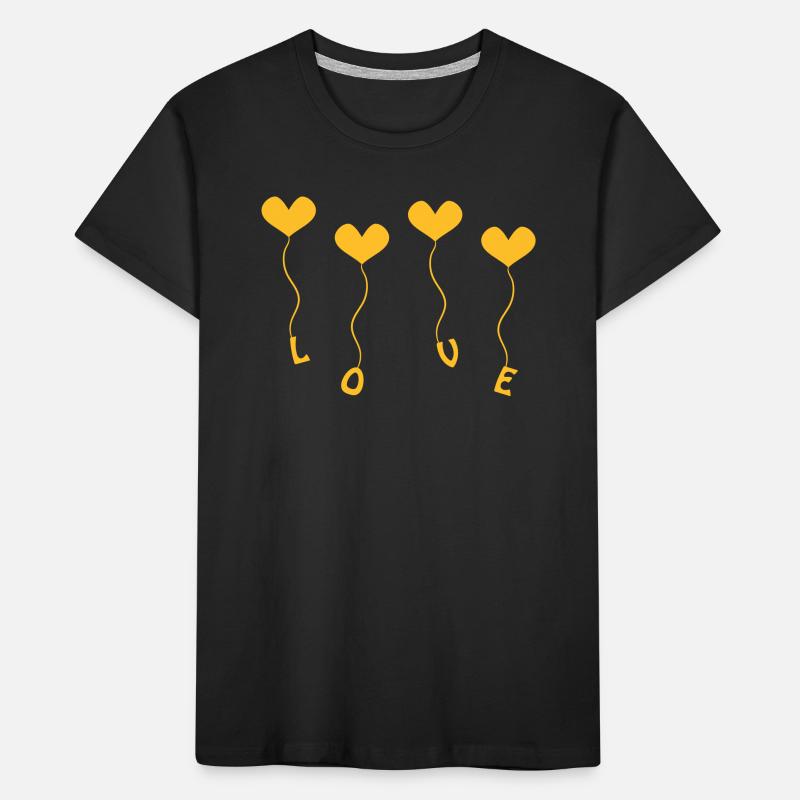 Love (4) Kids' Premium Organic T-Shirt