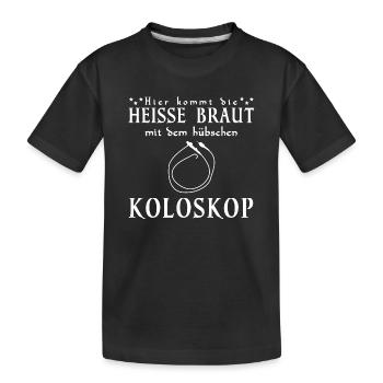 Médecin chaud mariée drôle de blagues cadeau - T-shirt bio Premium Enfant - noir - Devant