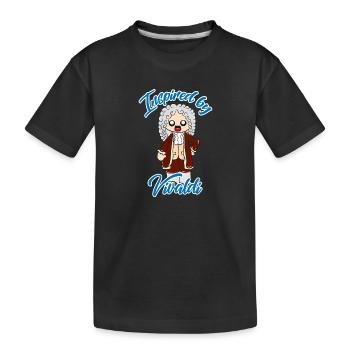 Vivaldi - Kinder Premium Bio T-Shirt - Schwarz - Vorne