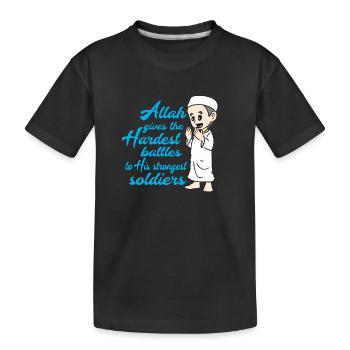 Muslim Islam - Kinder Premium Bio T-Shirt - Schwarz - Vorne
