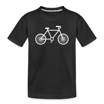 Racing bike bike racing cyclist bike France tour - Kids' Premium Organic T-Shirt - black - Front