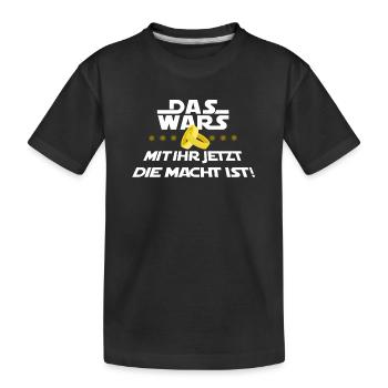 Les guerres disent célibataire fête de mariage - T-shirt bio Premium Enfant - noir - Devant