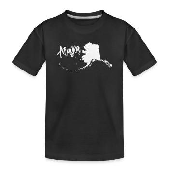 Alaska - Kinder Premium Bio T-Shirt - Schwarz - Vorne