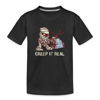 Mummies - RIP - Mummy Creep It Real - Kids' Premium Organic T-Shirt - black - Front