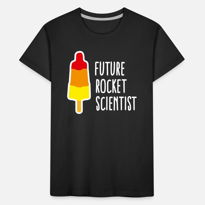 Future rocket scientist Eis Abschluss Rakete Kinder Premium Bio T-Shirt