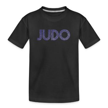 judo - T-shirt bio Premium Enfant - noir - Devant