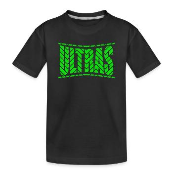 ultras cadeau de conception de t-shirt pour les fans de football - T-shirt bio Premium Enfant - noir - Devant