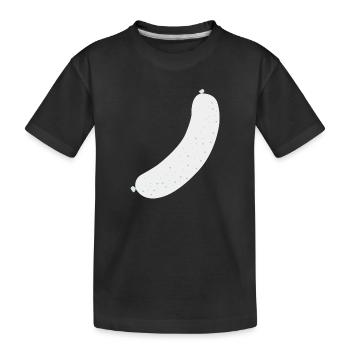 Saucisse Brat Wurst - T-shirt bio Premium Enfant - noir - Devant