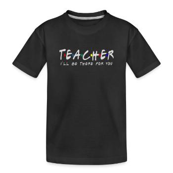 Le professeur sera là pour vous Quarantaine t-shirt donc - T-shirt bio Premium Enfant - noir - Devant