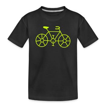 Fahrrad, Fahrrad, Fahrrad, Ruhestand, Geburtstag - Kinder Premium Bio T-Shirt - Schwarz - Vorne
