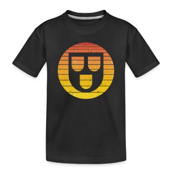 Retro Vintage Maler Lackierer Handwerker Rot - Kinder Premium Bio T-Shirt - Schwarz - Vorne