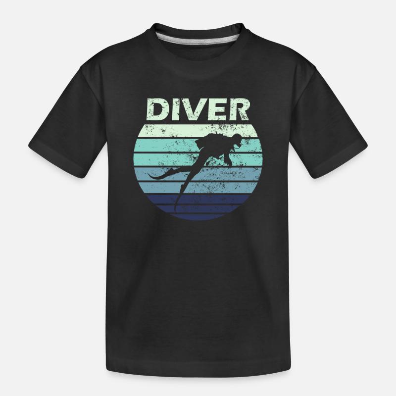 Plongée plongée - T-shirt bio Premium Enfant - noir