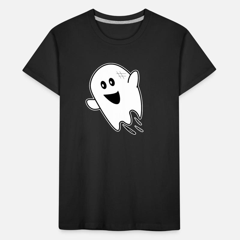 Geist Ghost Halloween Kinder Premium Bio T-Shirt