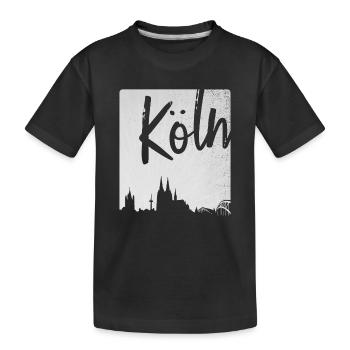 Köln - Kinder Premium Bio T-Shirt - Schwarz - Vorne