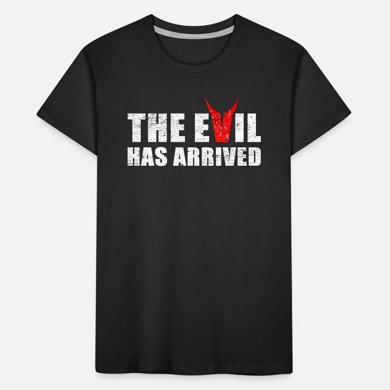 Evil has come with horns from the devil Kids' Premium Organic T-Shirt
