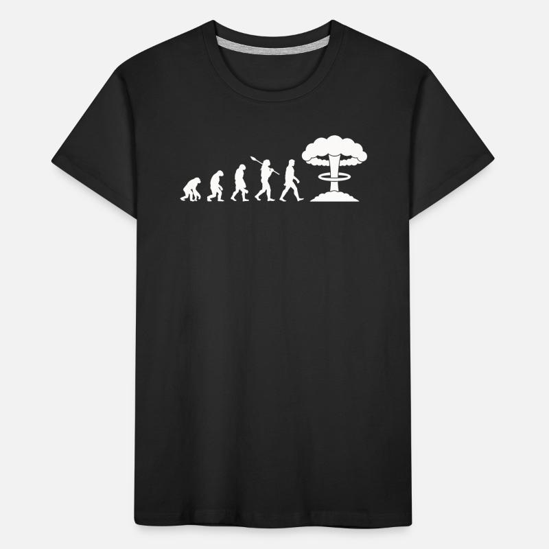 Bombe nucléaire Evolution T-shirt bio Premium Enfant