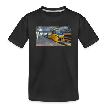 ICNG Rotterdam Central - Kids' Premium Organic T-Shirt - black - Front