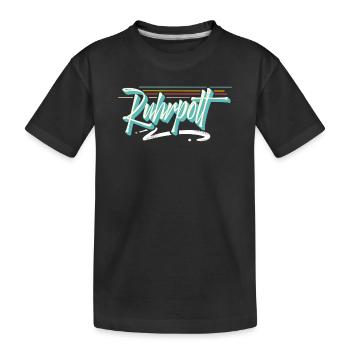 Ruhrpott - Kinder Premium Bio T-Shirt - Schwarz - Vorne