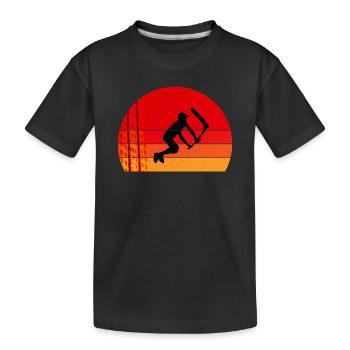 Vintage Stunt Scooter - T-shirt bio Premium Enfant - noir - Devant