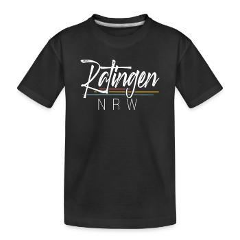Ratingen Nrw - Kinder Premium Bio T-Shirt - Schwarz - Vorne