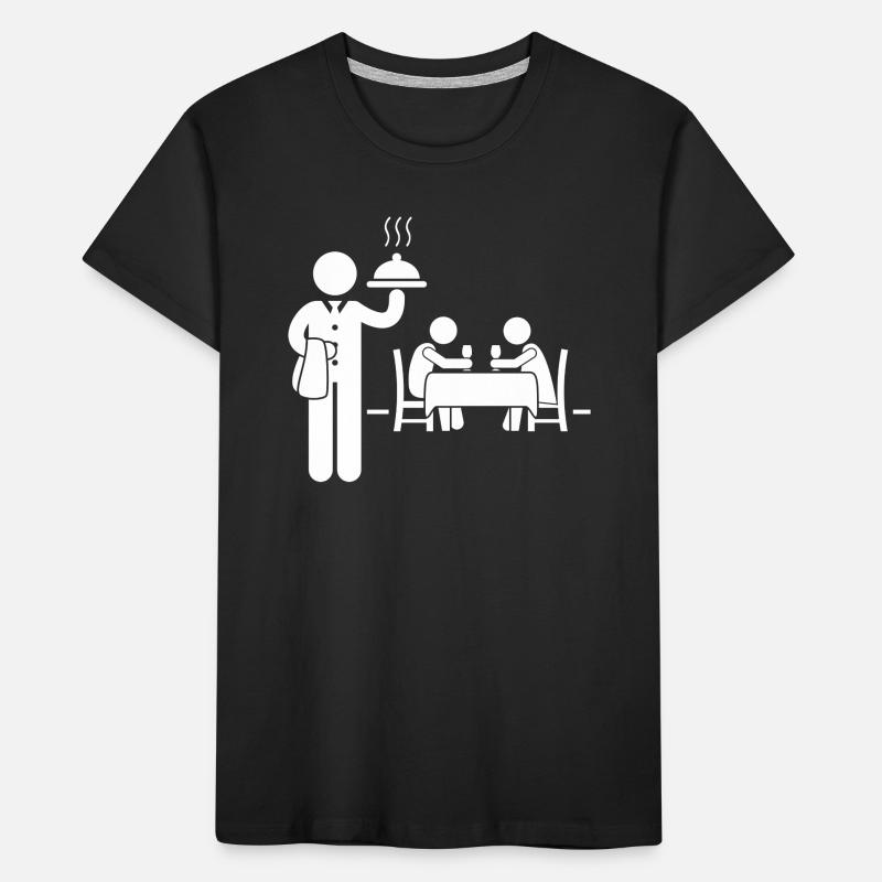 Kellnerin Kellner Kinder Premium Bio T-Shirt