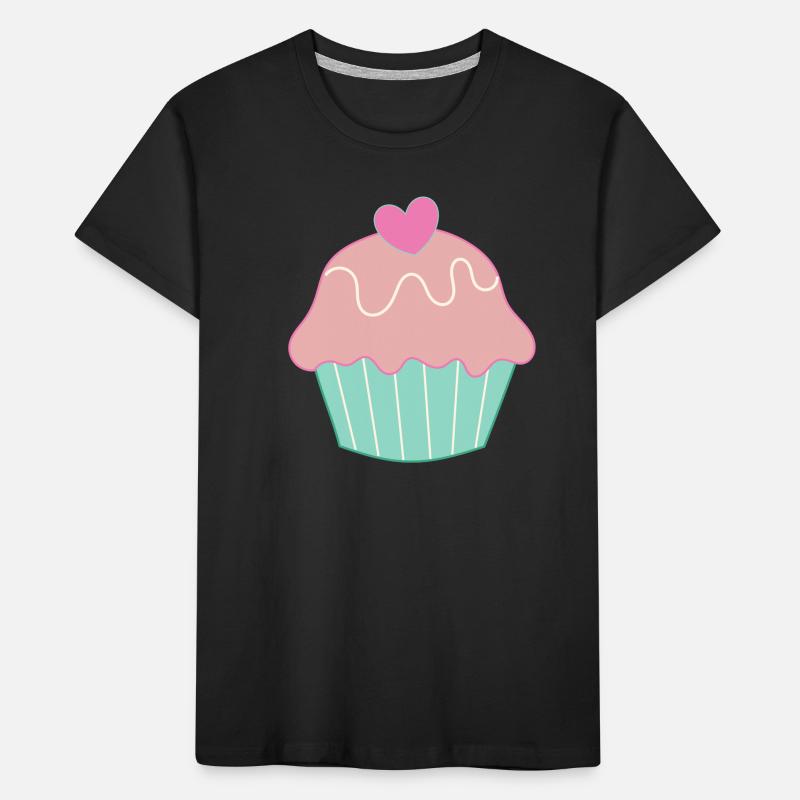 kochen backen Kuchen cupcake Geschenk Mutter Kinder Premium Bio T-Shirt