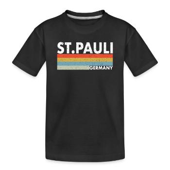 St. Pauli Hamburg - T-shirt bio Premium Enfant - noir - Devant