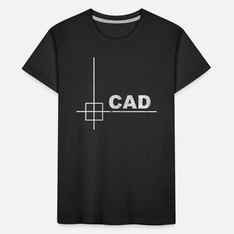 Minimal CAD Konstrukteur Technik Design Kinder Premium Bio T-Shirt