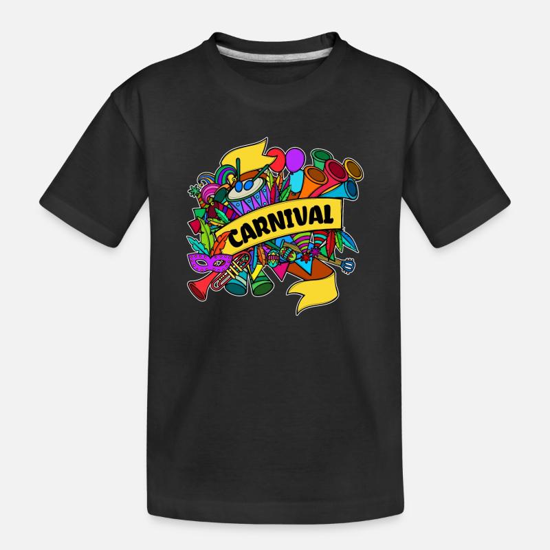 Carnaval carnaval de carnaval - T-shirt bio Premium Enfant - noir