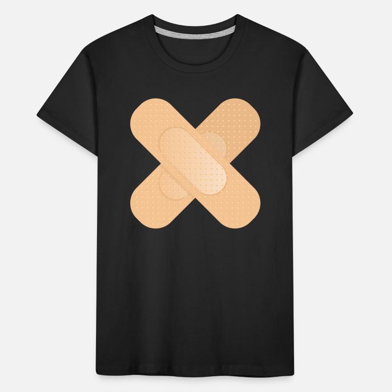 Dispositif de fixation croisé comme élément de conception T-shirt bio Premium Enfant