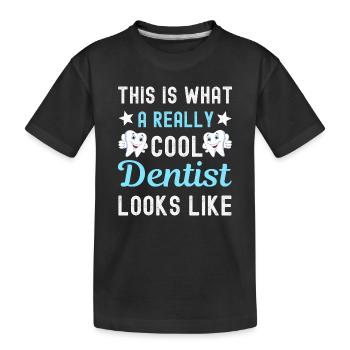 Dentiste dentiste - T-shirt bio Premium Enfant - noir - Devant