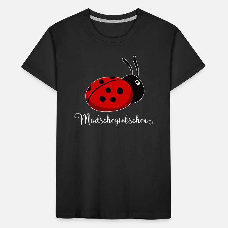 Modschegiebchen Ladybug Saxon Gift Idea Kids' Premium Organic T-Shirt