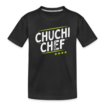 Küchenchef - Chuchi Chef - Schweizerdeutsch - Kinder Premium Bio T-Shirt - Schwarz - Vorne