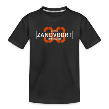Zandvoort 33 - Kinder Premium Bio T-Shirt - Schwarz - Vorne