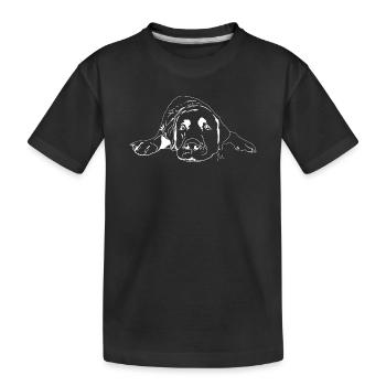 Labrador - T-shirt bio Premium Enfant - noir - Devant