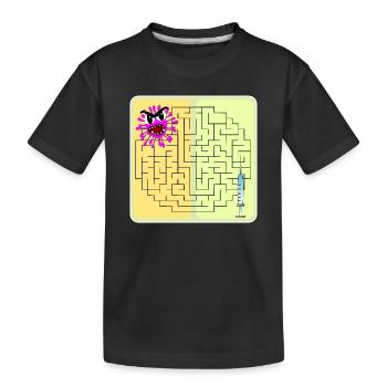 Riddle Virus - T-shirt bio Premium Enfant - noir - Devant