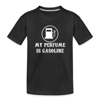 Auto Statement Gasoline Car Humorous Driver - Kids' Premium Organic T-Shirt - black - Front