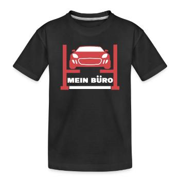 Automobil Kfz Auto Statement Mechaniker Autofahrer - Kinder Premium Bio T-Shirt - Schwarz - Vorne