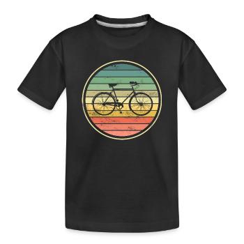 Bicycle - Kids' Premium Organic T-Shirt - black - Front