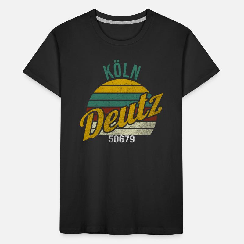Kölsche Veedel - Köln-Deutz Kinder Premium Bio T-Shirt