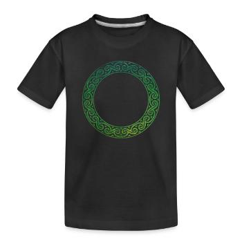 Nœud celtique - T-shirt bio Premium Enfant - noir - Devant