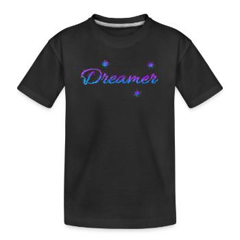 Rêveur - T-shirt bio Premium Enfant - noir - Devant
